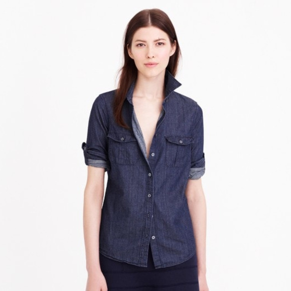J. Crew Tops - NWT J. Crew Keeper Chambray Shirt